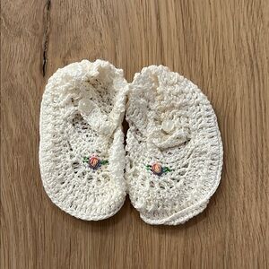 Handmade Crochet Baby Booties